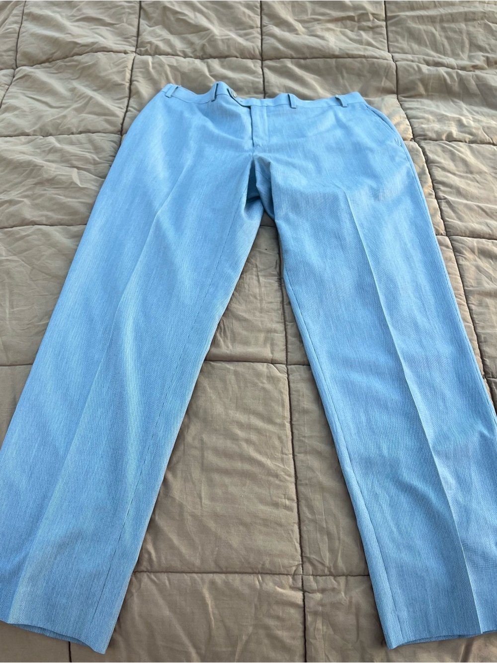 Ralph Lauren Grey Men’s Dress Pants Faint Stripe Size 36” x 32”